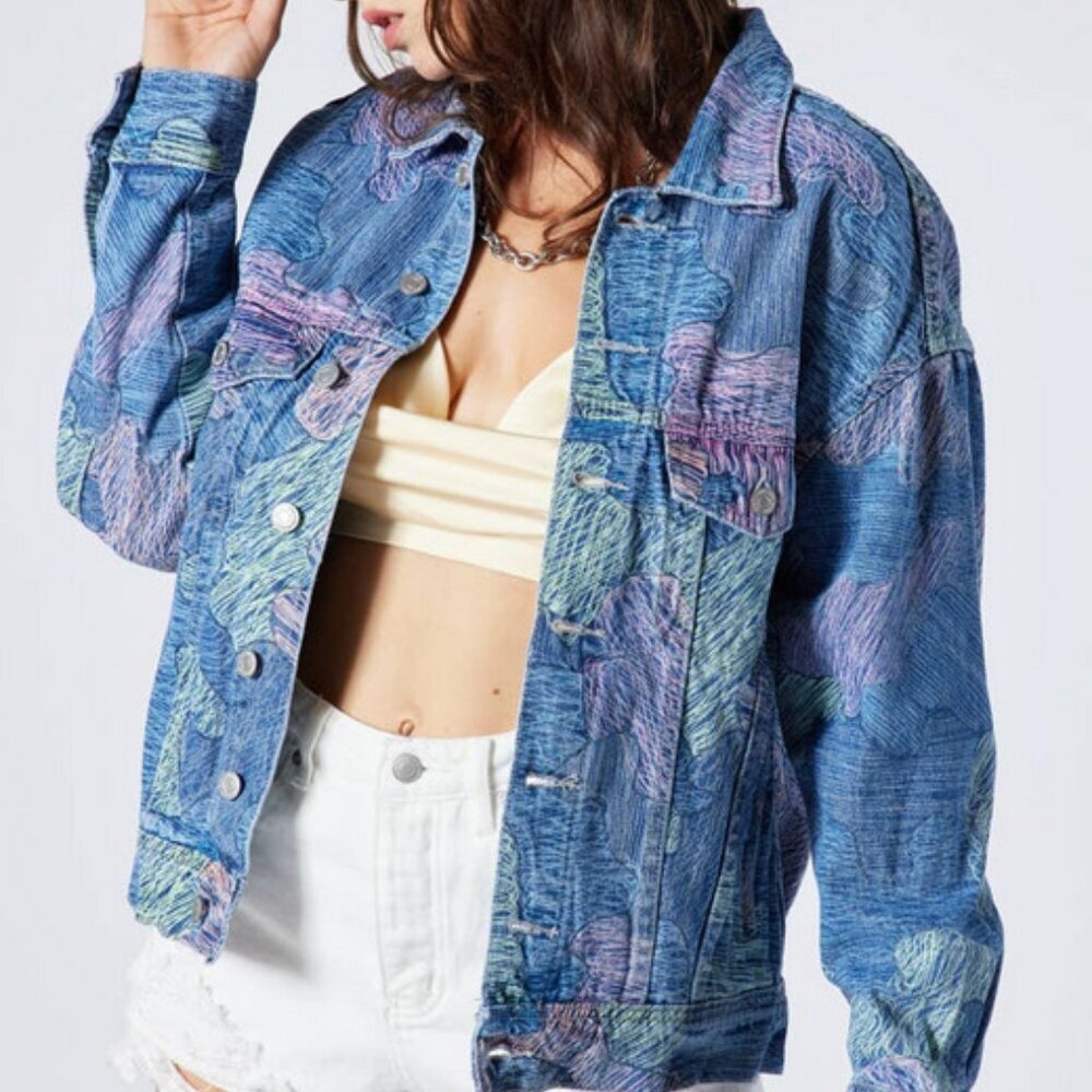 Multicolor Denim Jacket